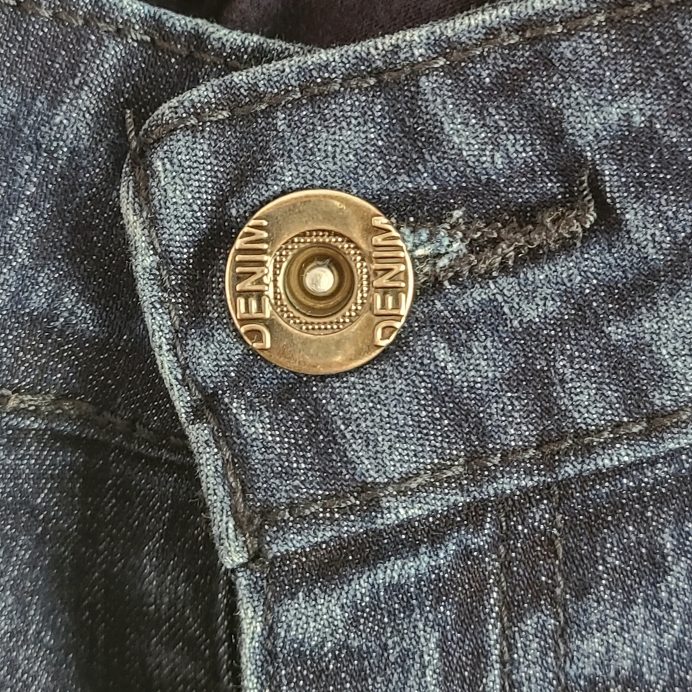 Andrea Jeans Women's Dark Wash Slim Jeans | 9 - Picture 4 of 11